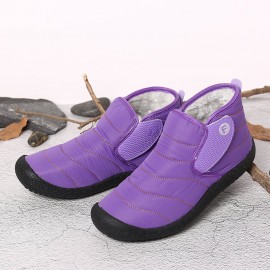 Plus Size Women Winter Waterproof Warm Lined Short Ankle Boots