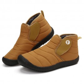 Plus Size Women Winter Waterproof Warm Lined Short Ankle Boots