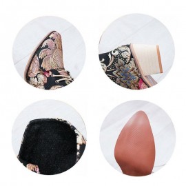 Large Size Women Summer Boots Pointed Toe Embroidered Lace Up Block Heel Short Boots