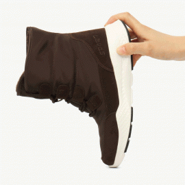 Waterproof Slip Resistant Cross Strap Plush Lining Winter Outdoor Snow Boots