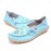 Big Size Leather Hollow Out Floral Breathable Soft Comfy Lace Up Flat Shoes