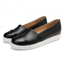 Plus Size Women Casual Splicing Slip On Flats