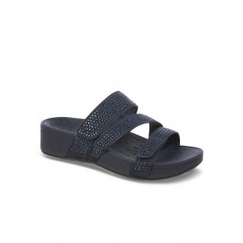 Plus Size Women Rhinestone Opened Toe Hook Loop Platform Casual Slide Sandals