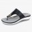 Women Summer Metal Decoration Flip Flops Comfy Clip Toe Sandals