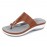 Women Summer Metal Decoration Flip Flops Comfy Clip Toe Sandals