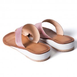 Plus Size Women Comfy Soft Leopard Clip Toe Flat Slippers