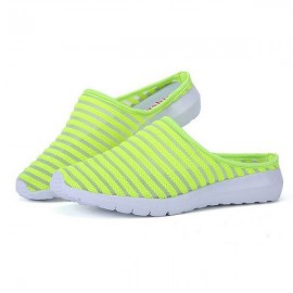 Stripe Breathable Mesh Beach Slippers