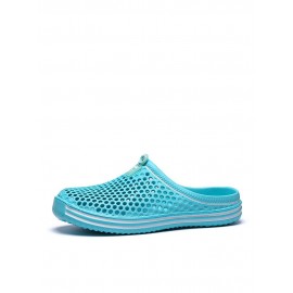 Women Summer Large Size Couples Comfy Breathable Hollow Out Garden Shoes Casual Slippers