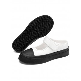 Women Halcyon Beach Vacation Comfy Hook & Loop Platform Closed Toe Slippers